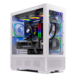 Skytech Gaming Azure Gaming PC, Intel i7 13700F 2.1 GHz, RTX 4070 Ti, 1TB NVME, 32GB DDR5 RAM RGB, 850W Gold PSU Wi-Fi, Win 11 Home, RGB-Keyboard and RGB-Mouse Included
