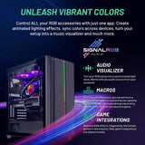 Skytech Gaming Siege Gaming PC Desktop â Intel Core i7 13700F 2.1 GHz, NVIDIA RTX 4060 Ti, 1TB NVME SSD, 32GB DDR5 RAM RGB, 650W Gold PSU, 360mm AIO, 11AC Wi-Fi, Windows 11 Home 64-bit