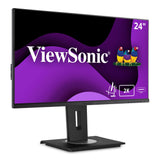 ViewSonic VG Series VG2455-2K LED Display 61 cm (24 Inches) Quad HD Black â Flat PC Screens (61 cm (24 Inches), 2560 x 1440 Pixels, Quad HD, LED, 5 ms, Black)