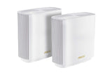 ASUS ZenWiFi 6E Whole House Triple Band Mesh System (ET9, 2 Units), Coverage Up to 5,500 Square Meters, 7800 Mbps, New 6GHz Band, AiMesh, Free Security by