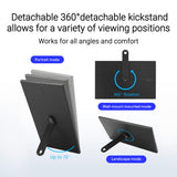 ASUS ZenScreen 16â Portable USB Monitor (MB169CK) - Full HD, IPS, Dual USB-C, Mini-HDMI, Eye Care, Flicker Free, Blue Light Filter, Anti-Glare Surface, 360Â° Kickstand, 3 yr Warranty