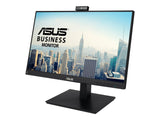 ASUS BE24EQSK Video Conferencing Monitor - 24 inch Full HD, IPS, Frameless, Full HD Webcam, Mic Array, Stereo Speakers, Ergonomic Design, HDMI, Eye Care, Wall Mountable