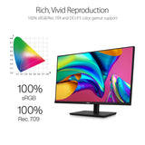 ASUS ProArt Display 32â 4K HDR Monitor (PA329CV) - UHD (3840 x 2160), IPS, 100% sRGB/Rec.709, ÎE < 2, Calman Verified, USB-C Power Delivery, DisplayPort, HDMI, USB 3.1 Hub, C-clamp, Height Adjustable