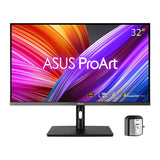 ASUS ProArt Display 32â 4K HDR Computer Monitor (PA32UCR-K) - IPS, 1000nits, ÎE < 1, 98% DCI-P3, 99.5% Adobe RGB, USB-C, HDMI, X-rite i1 Calibrator, Compatible with Laptop & Mac Monitor,BLACK